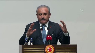 ANKARA - TBMM Başkanı Şentop, ”Katılımcılık ve Çoğulculuk Ekseninde Türkiye'nin Cumhurbaşkanlığı Sistemi Konulu Çarşamba Konferanslarına katıldı (7)
