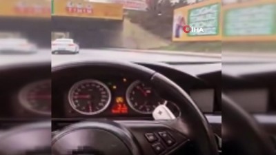 trafik yogunlugu -  Ataşehir'de lüks aracıyla drift attı, 8 bin 353 lira ceza yedi Videosu