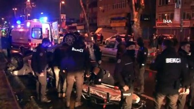 kadin surucu -  Fatih’te kaza yapan araç takla attı: 1 yaralı Videosu