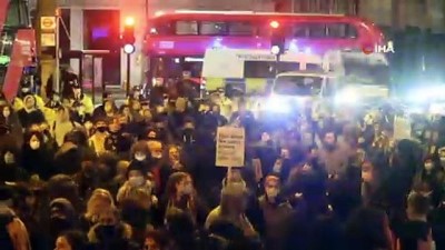  - İngiltere'de Sarah Everard protestoları 4'üncü gününde