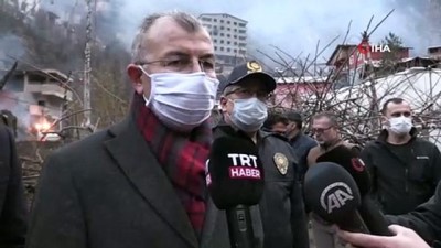 basin mensuplari -  Vali Doruk: “Yangında 35 bina, 60 civarında da hane zarar gördü” Videosu