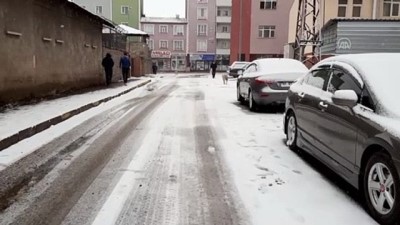 ARDAHAN - Kar yağışı etkili oldu