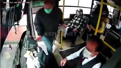 yolcu midibusu - KOCAELİ - Midibüs şoförünün darbedilmesi araç kamerasında Videosu