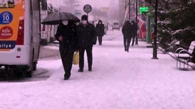 sevindik - Yozgat'ta kar yağışı Videosu