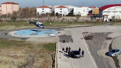 trafik denetimi - AKSARAY - Helikopterli trafik denetiminde 22 sürücüye ceza kesildi Videosu