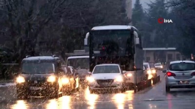 meteoroloji -  Dün baharı yaşayan Eskişehir bugün beyaza büründü Videosu