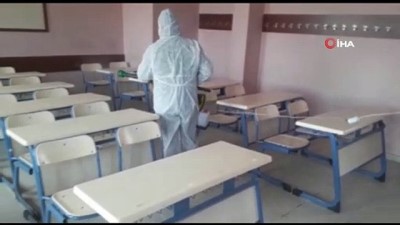  Iğdır’da okullar dezenfekte edildi