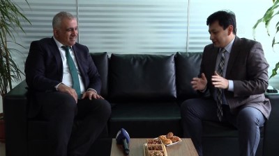 İSTANBUL - Özbekistan Cumhuriyeti İstanbul Başkonsolosu Agzamhodcaev'den AA'ya ziyaret