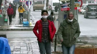 kar yagisi -  Kars’ta kar yağışı aralıklarla sürüyor Videosu