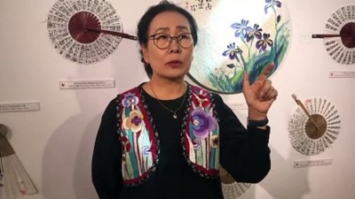 ANKARA - Kore Kültür Merkezi, kaligrafi grubu öğrencilerinin eserlerini çevrim içi sergiye taşıdı (1)