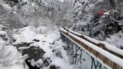 yaz mevsimi -  Horma Kanyonu, kar altında ziyaretçilerine eşsiz güzellikler sunuyor Videosu