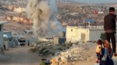  - İdlib kırsalına hava ve füze saldırısı