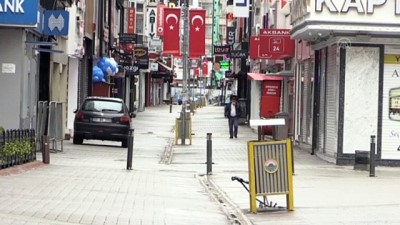 pazar gunu - SAMSUN - Kovid-19'da 'çok yüksek riskli' Samsun'da sessizlik hakim Videosu