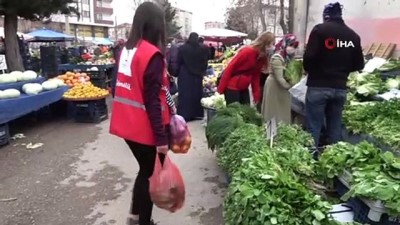 pazarci -  Vefalı gençler, pazar gitti yaşlılara yardım etti Videosu