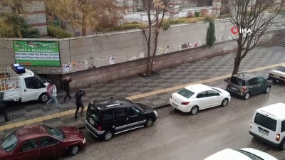 siginma -  Aniden bastıran dolu Başkentlileri hazırlıksız yakaladı Videosu