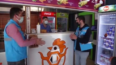 market - AFYONKARAHİSAR - Kovid-19 denetimi Videosu