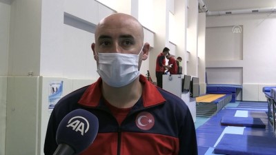 genc kizlar - BOLU - Trambolin Cimnastik Milli Takımı Avrupa Şampiyonası hazırlıklarını Bolu'da sürdürüyor Videosu