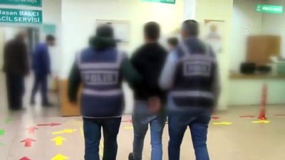 polis araci - KAHRAMANMARAŞ - Çaldığı otomobille hırsızlık yapan zanlıya tutuklama Videosu