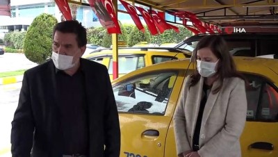 taksi duraklari -  Balçova’da taksilere virüs koruması Videosu