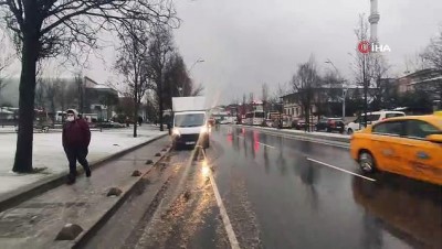 meteoroloji -  Kar yağışı Sultangazi'yi beyaza bürüdü Videosu