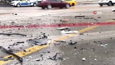  Başkent’te trafik kazası: 2 yaralı