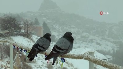 kar manzaralari -  Kapadokya’da kartpostallık kar manzaraları Videosu