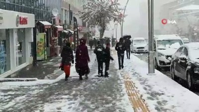 kar yagisi -  88 köy yolu kar nedeniyle ulaşıma kapandı Videosu