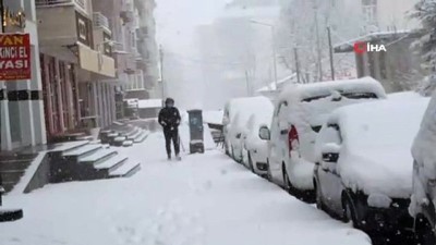  Bitlis’te yoğun kar yağışı