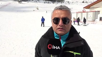 kayak merkezi -  Mart karı kayak merkezini yeniden açtırdı Videosu