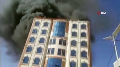  - Yemen’de Husilerin sözcüsünün otelinde yangın