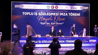 felsefe - Gaziantep Büyükşehir Belediyesindeki 6 bin 317 işçiyi kapsayan toplu iş sözleşmesi imzalandı Videosu