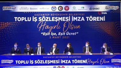 belediye iscisi -  - Gaziantep'te belediye işçilerine yüzde 20,6 zam Videosu