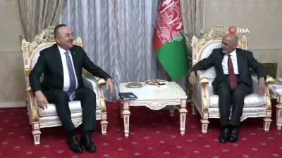  - Bakan Çavuşoğlu, Afganistan Cumhurbaşkanı Gani ile görüştü
