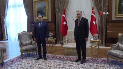  Cumhurbaşkanı Erdoğan, Türk Konseyi Genel Sekreteri Baghdad Amreyev’i kabul etti