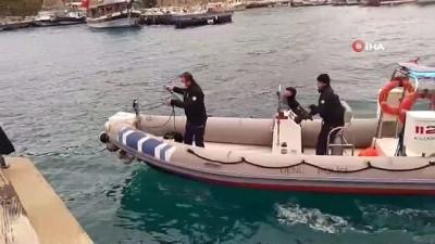 deniz polisi -  Falezlerdeki manzaranın sonu denizde bitti Videosu