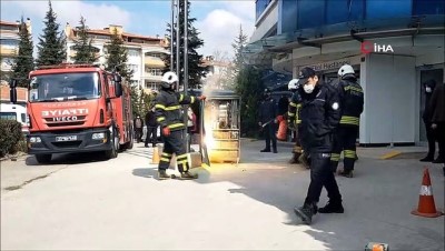 yangin panigi -  Hastanede yangın paniği Videosu