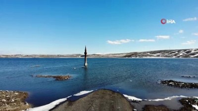 baraj golu -  Kars’ta, cami minaresi ve eski yol sular altında kaldı Videosu