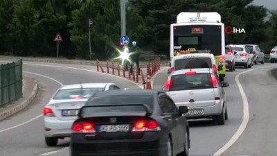 yol calismasi -  Kurallara uymayan sürücüler dronla tespit edildi Videosu
