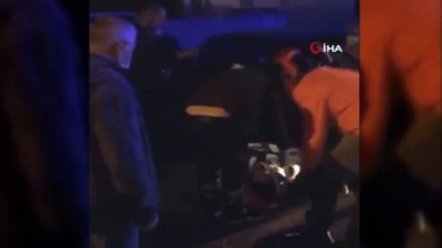 serzenis -  Motosiklet ile otomobil çarpıştı: 1 yaralı Videosu