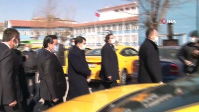 taksi duraklari -  Vali Şahin, korona virüs denetimlerine katıldı Videosu