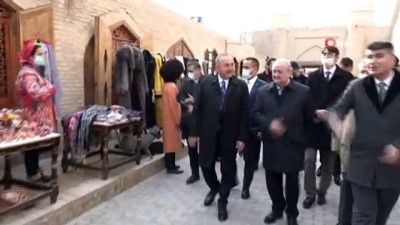  - Bakan Çavuşoğlu, Özbekistan'ın tarihi Hive kentini ziyaret etti