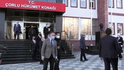 kaymakamlik - TEKİRDAĞ - İçişleri Bakanı Süleyman Soylu, güvenlik toplantısına katıldı Videosu