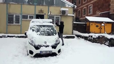 kar yagisi - BİNGÖL - Karlıova beyaza büründü Videosu