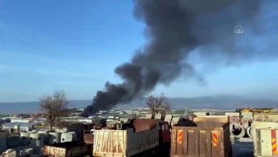 DENİZLİ - Tekstil fabrikasında yangın çıktı
