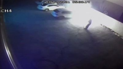 patlama sesi - ŞANLIURFA - Otomobilin kundaklanma anı güvenlik kamerasına yansıdı Videosu