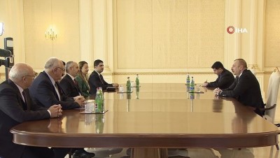  - Azerbaycan Cumhurbaşkanı Aliyev, TBMM Dışişleri Komisyonu Başkanı Kılıç’ı kabul etti