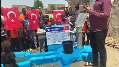 ENCEMİNE - Gara şehitleri adına Çad'da su kuyusu açıldı