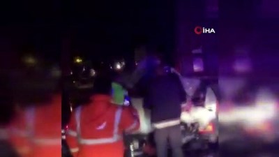  Osmaniye’de zincirleme trafik kazası 1 ölü, 4 yaralı