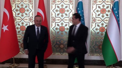 TAŞKENT - Bakan Çavuşoğlu, Özbekistan Başbakan Yardımcısı Umurzakov ile görüştü