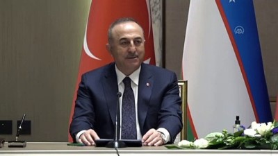 TAŞKENT - Çavuşoğlu: '(Özbekistan) Cumhurbaşkanı Mirziyoyev'in işbirliğindeki reform sürecine desteğimiz devam edecek'